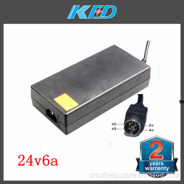 Hot Sales AC Charger 24V 6A Power Supply- Switching Adapter